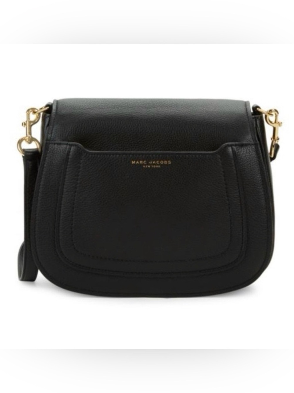 Marc Jacobs Black Pebble Leather Crossbody